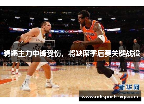 鹈鹕主力中锋受伤，将缺席季后赛关键战役