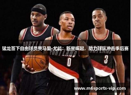 猛龙签下自由球员贾马里-尤能：新星崛起，助力球队冲击季后赛